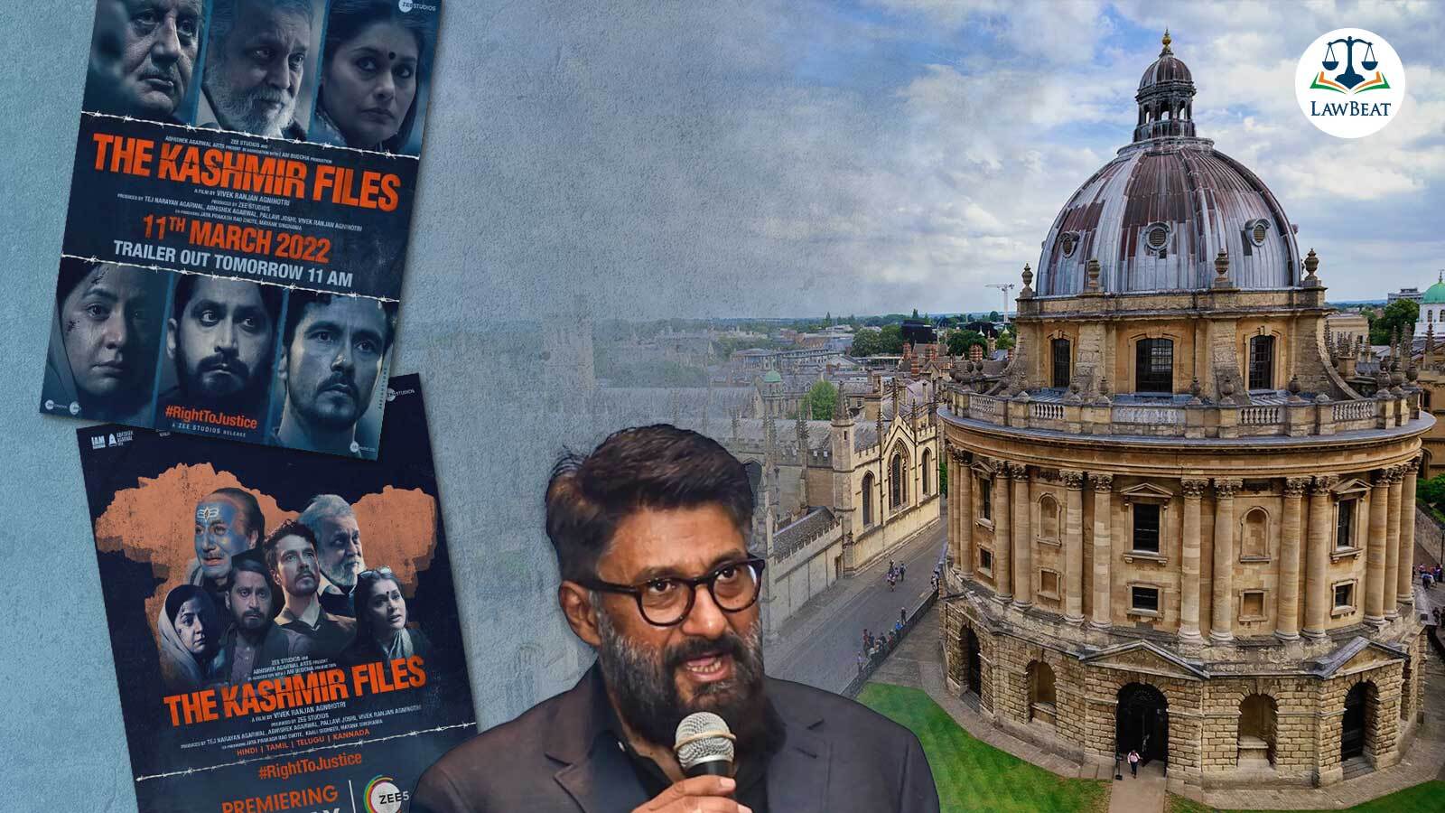 Will take legal action against Oxford University & Students Union for arbitrarily canceling scheduled lecture: Vivek Agnihotri Will take legal action against Oxford University & Students Union for arbitrarily canceling scheduled lecture: Vivek Agnihotri